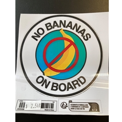 Kokaneetackle.com No Bananas Decals