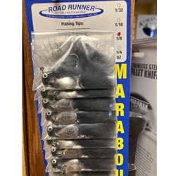 Road Runner Black Marabou Spinner Jigs