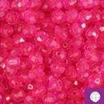 Hot Pink Faceted 5mm 25ct
