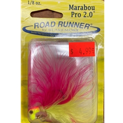 Road Runner Marabou 1/8 oz Chartreuse
