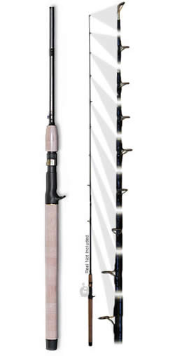 FOLOSAFENAR Spiral Ground Fishing Rod, Anti-Scratch Spiral Rod