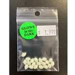 Glow 7/16" Rubber Ovals 20ct