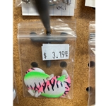 Pink/Green Tiger w/ Clevis Sz2 6ct