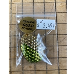 Gold Diamond Lime Slant Sz5 6ct