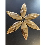 Gold Fluted Sz6 6ct