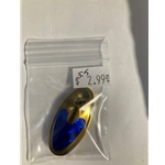 Brass Blue Scale Sz 5.5 6ct