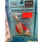 R&K Diamond Blade Kokanee Glow Spinners