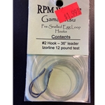 RPM Weights Gamakatsu Pre-Snelled Egg Loop Hooks