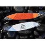 Orange Microdot/Silver 5"