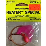 Beau-Mac Cheater Special w/ Bait Loop Sz 12 Cheater Sz 2 Hook