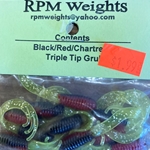 Black/Red/Chartreuse 10ct