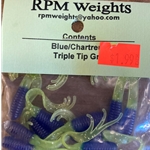 Blue/Chartreuse 10ct