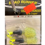 Road Runner Crappie Thunder Spinner Jigs 2pk