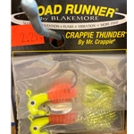 Road Runner Crappie Thunder Spinner Jigs 2pk