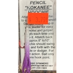 r&k pencil kokanee hoochie