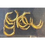 Brass Horseshoe Clevis Sz4 10ct